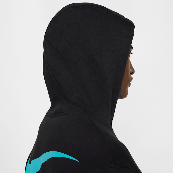 Nike Sportswear Athletic Hoodie negro 46109 7