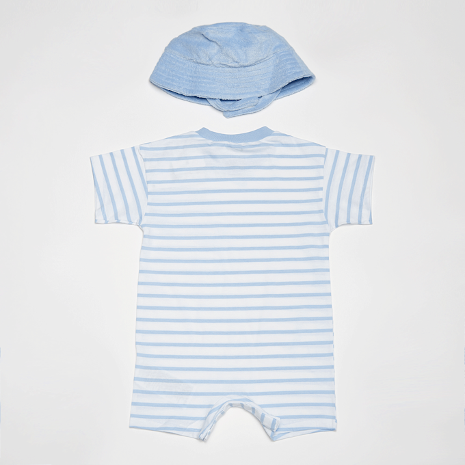 Nike Towel Terry Short Sleeve Romper blauw 46230 2
