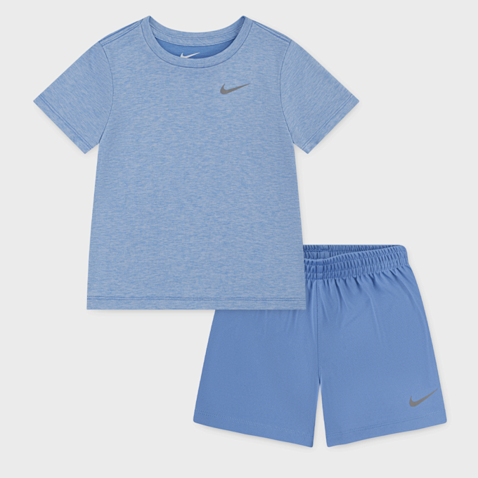 Nike Dri-Fit Shortsleeve Tee Short Set azul 46250 1