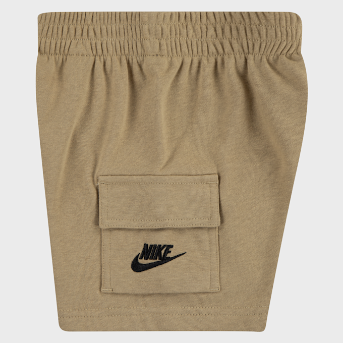 Nike Sportswear Pocket Tee French Terry Shorts Set beige 46252 4
