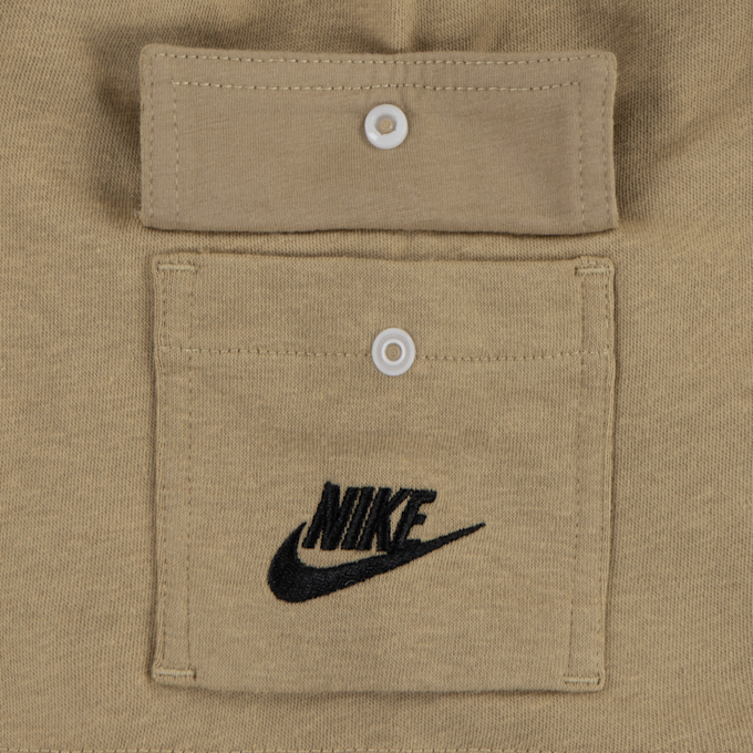 Nike Sportswear Pocket Tee French Terry Shorts Set beige 46252 5