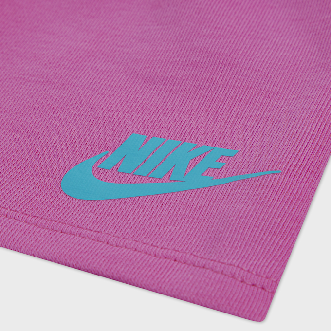 Nike Wild Flower Jersey French Terry Shorts Set lichtroze 46253 5