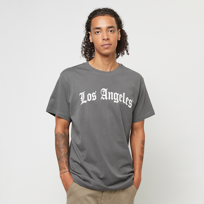 Mister Tee Los Angeles Wording Tee grijs 46354 1