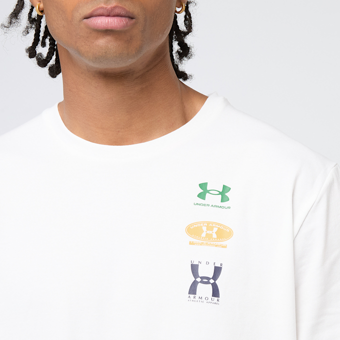 Under Armour Evol Logo Shortsleeve Shirt branco 46353 3