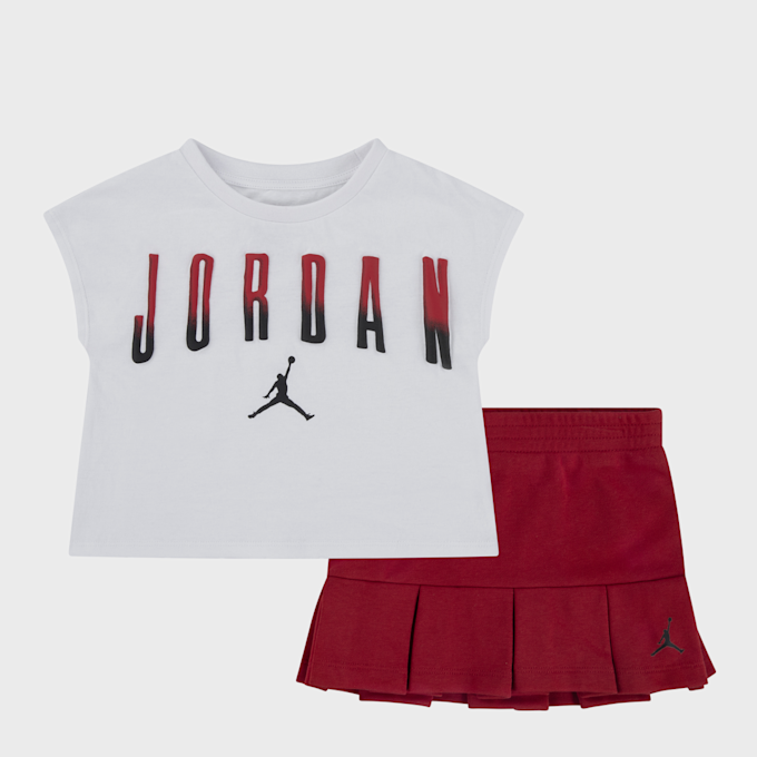 Jordan JDG Pleated Shirt Set rojo 46365 1
