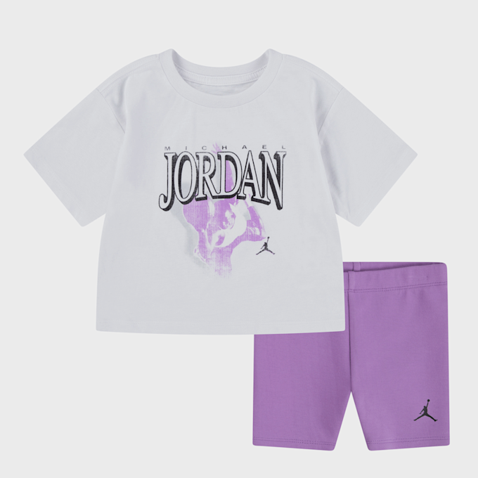 Jordan JDG Retro 1984 Bike Short Set fioletowy 46368 1