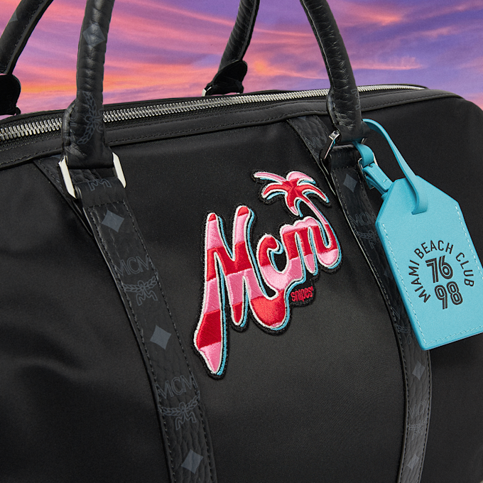 MCM x SNIPES Ottomar Weekender Large noir 46396 5