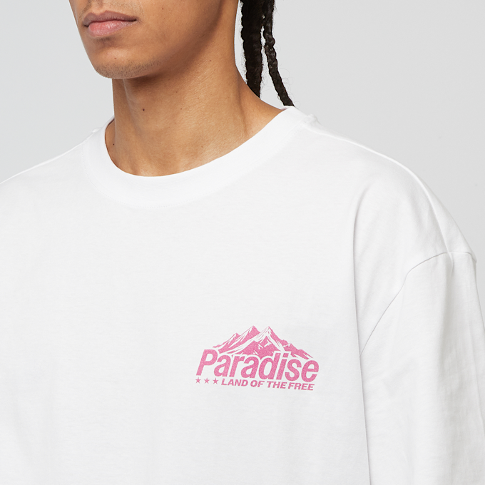 Mister Tee Paradies Land Oversize Tee branco 46399 3