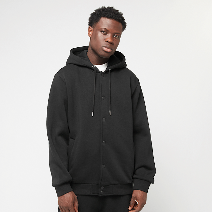 Urban Classics Fluffy Fleece Hoodjacket noir 46503 1