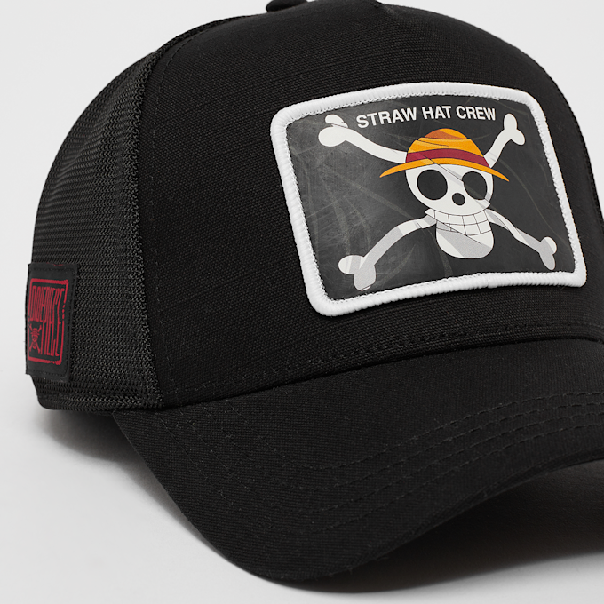 Capslab Casquette Trucker One Piece Black Flag crna 46426 5