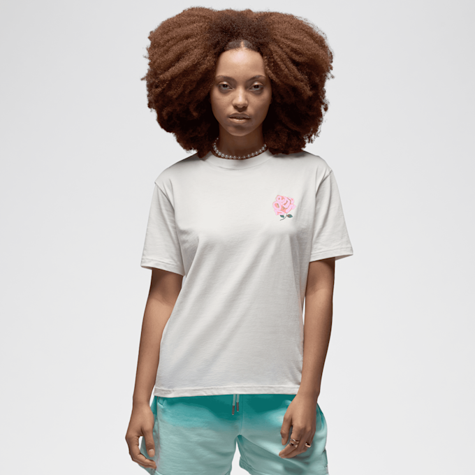 Jordan Girlfriend Graphics Tee Rose blanco 46497 1