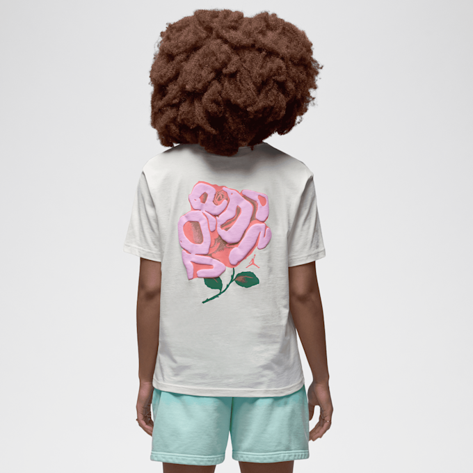 Jordan Girlfriend Graphics Tee Rose branco 46497 2