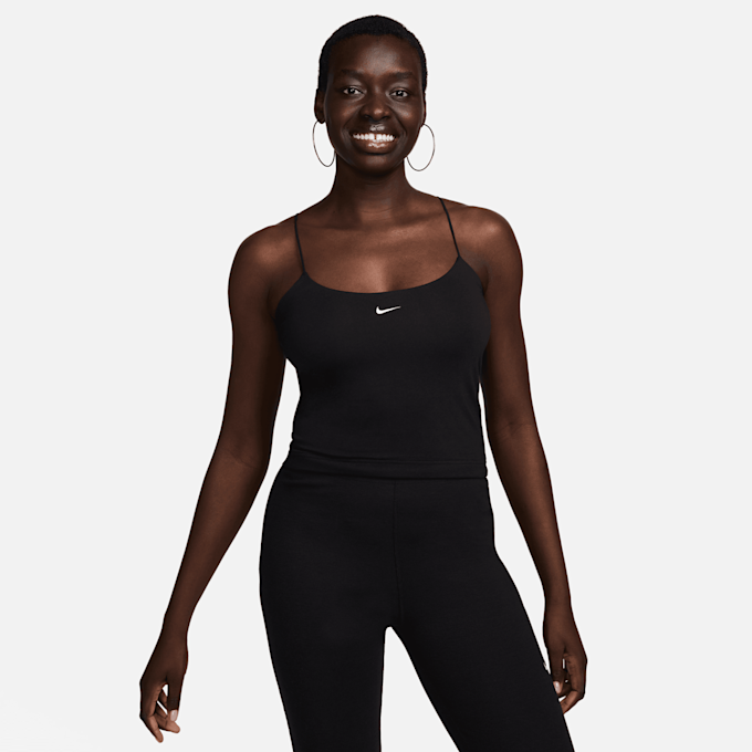 Nike Sportswear Chill Knit Cami-Tanktop schwarz 46508 1