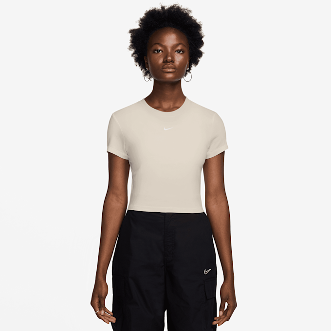 Nike Sportswear Chill Knit Crop beż 46510 1