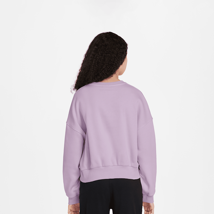 Nike Sportswear Club Fleece Boxy Crew Low Brand Read morado 46549 2