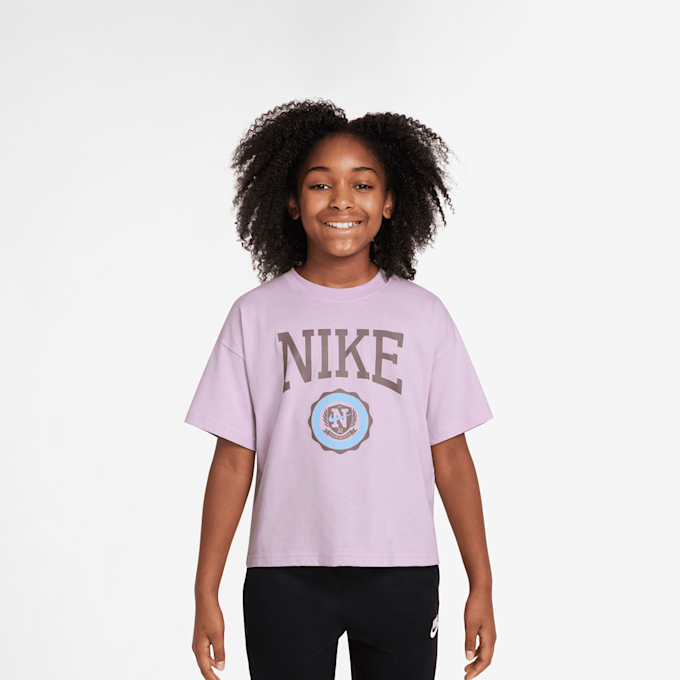 Nike Junior Sportswear Graphic Star Tee fioletowy 46554 1