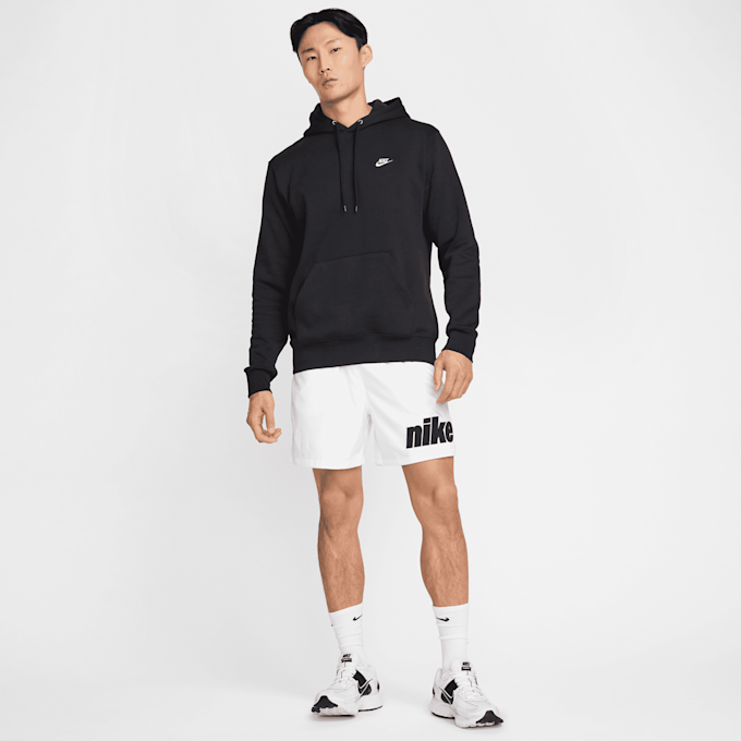 Nike   Club Basketball Pulloveer Hoodie noir 46557 7