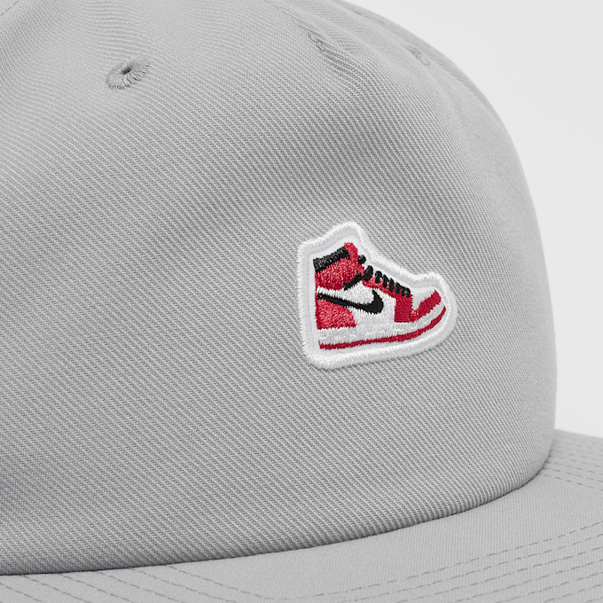 Jordan Pro Structured Sneaker Patch Cap grijs 46696 3