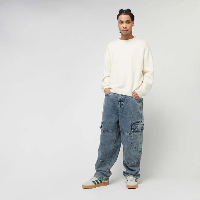 Urban Classics Tapered Heavy Ounce Baggy Cargo Jeans azul 46779 7