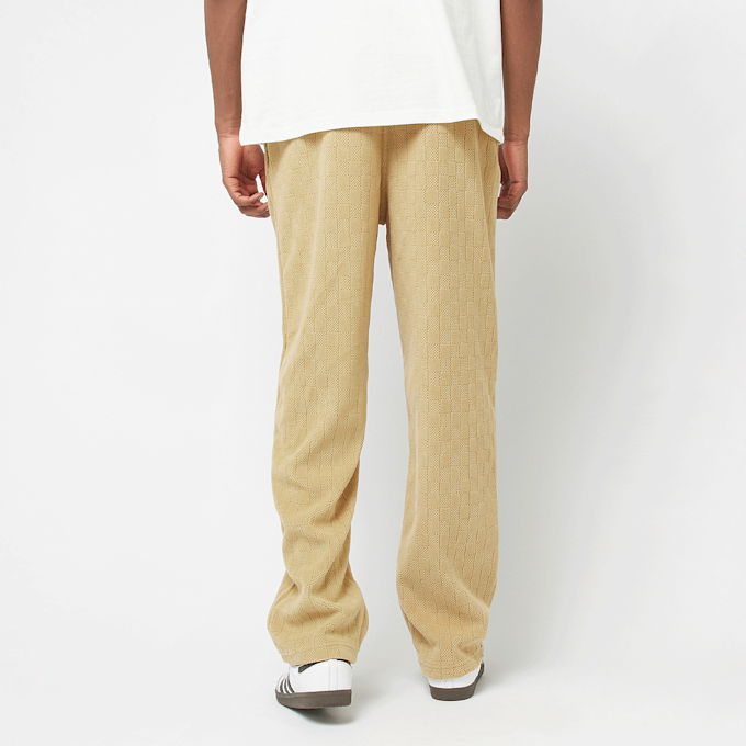 Urban Classics Jacquard Velvet Wide Sweatpants beż 46786 2