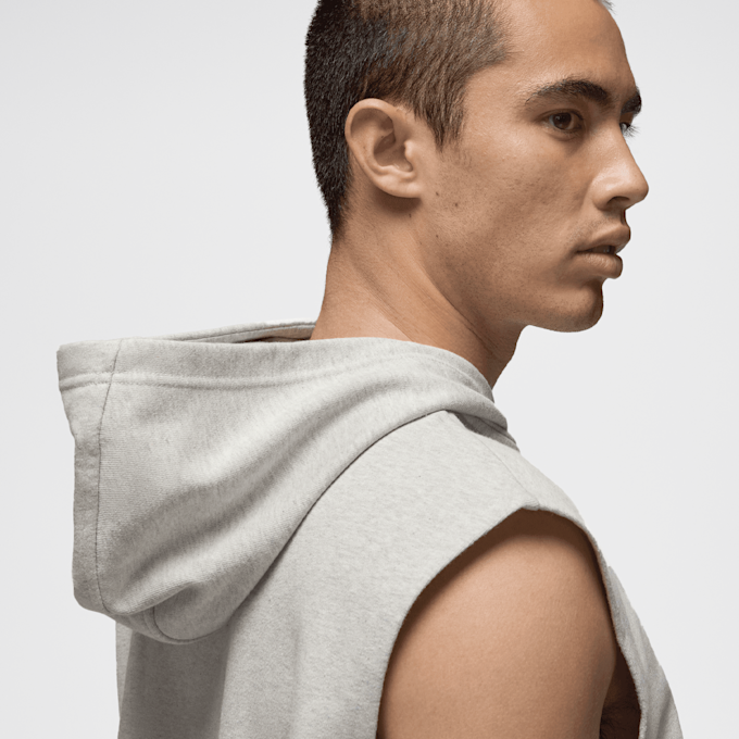 Jordan Sport Crossover-Fleece Sleeveless Dri-FIT Hoodie szary 46867 3