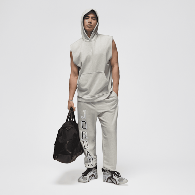 Jordan Sport Crossover-Fleece Sleeveless Dri-FIT Hoodie szary 46867 7