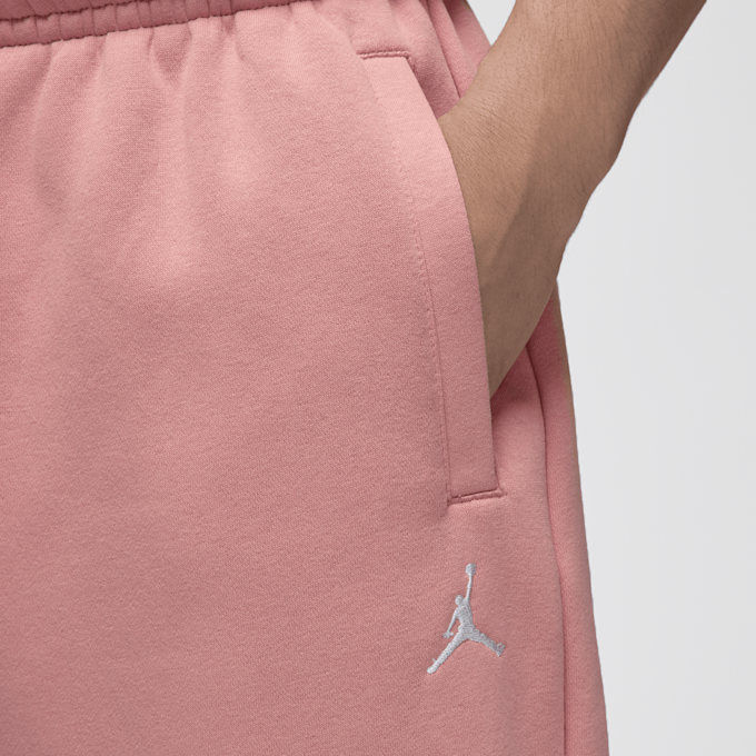 Jordan Brooklyn Fleece Oversized Open- Hem Pants rosa  46884 3