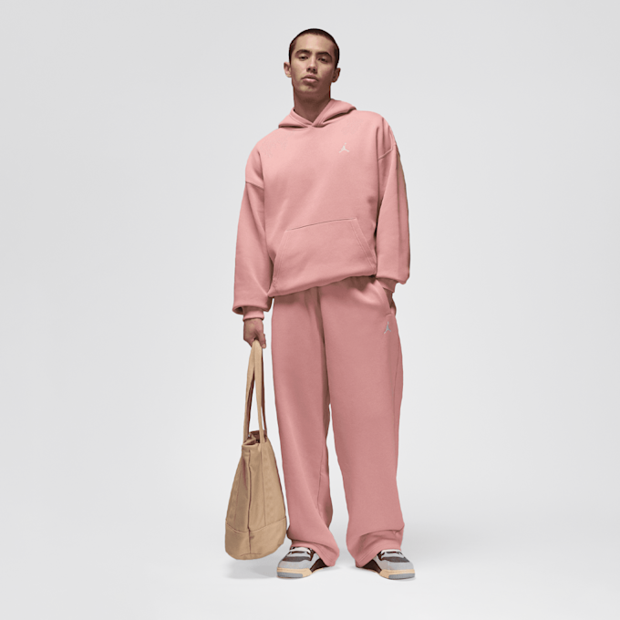 Jordan Brooklyn Fleece Oversized Open- Hem Pants roza 46884 5