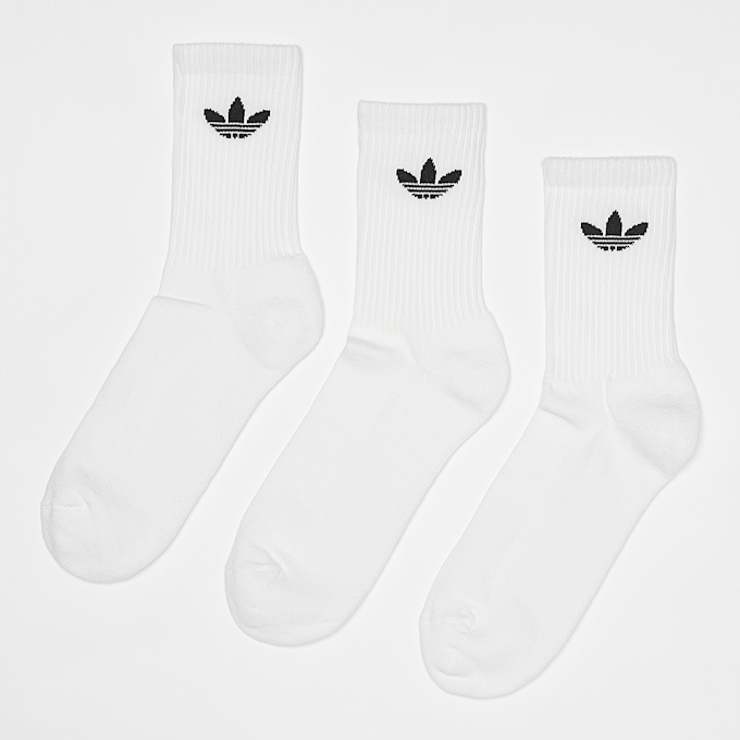adidas Originals adicolor Trefoil Crew Socks (3 Pack) branco 46928 1