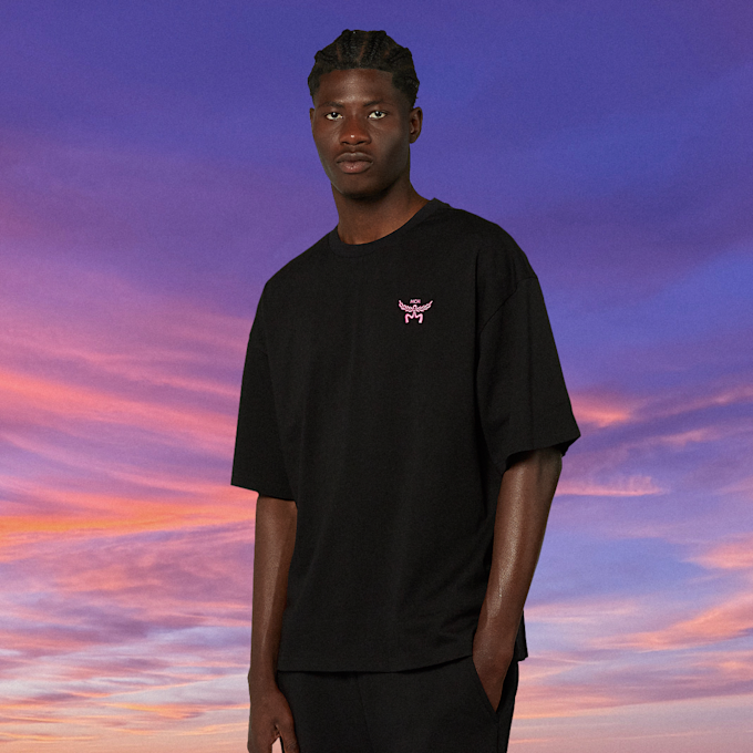 MCM x SNIPES Miami T-Shirt czarny 47052 2