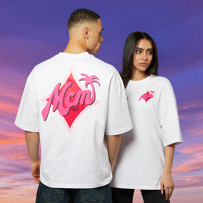 MCM x SNIPES Palm T-Shirt biały 47057 1