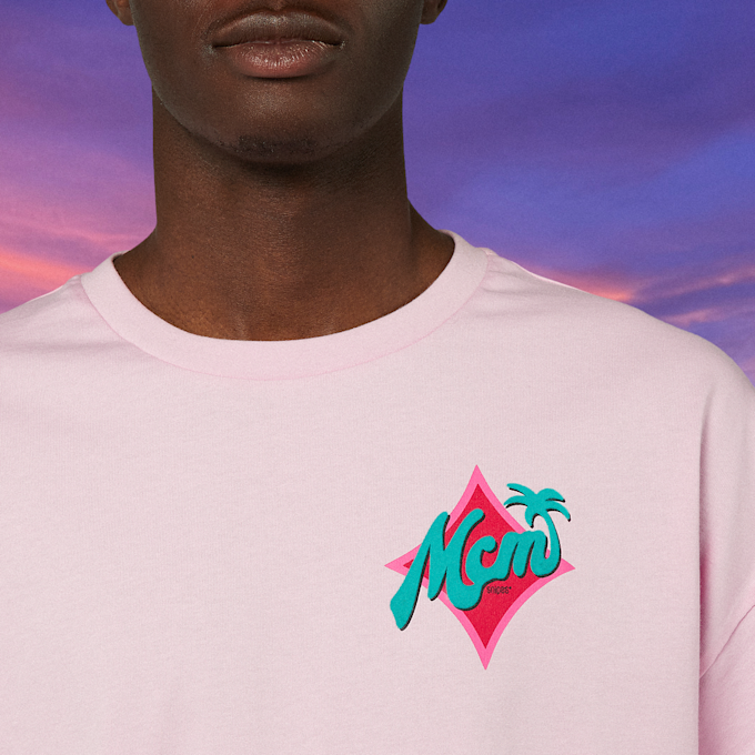 MCM x SNIPES Palm T-Shirt roza 47054 4