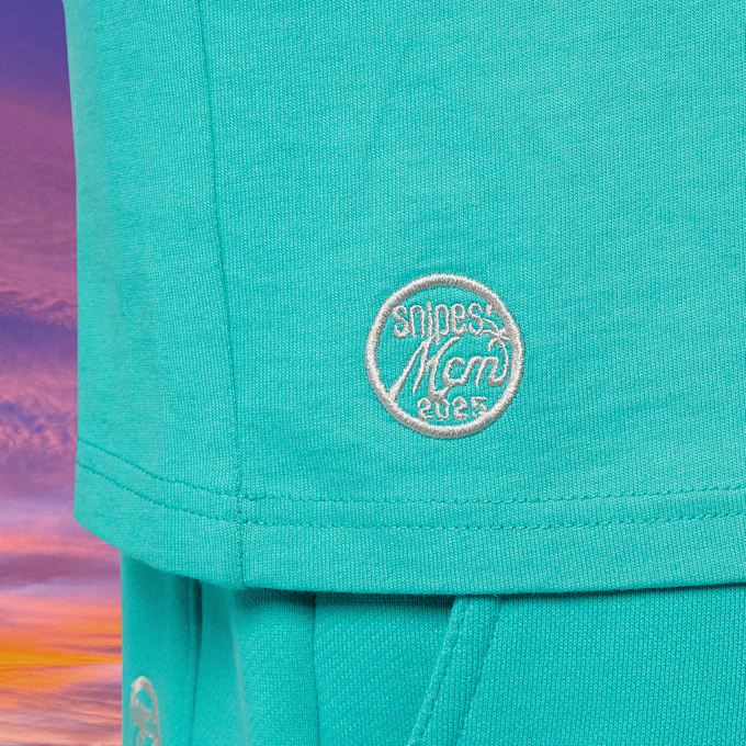 MCM x SNIPES Flamingo T-Shirt turquesa 47056 5