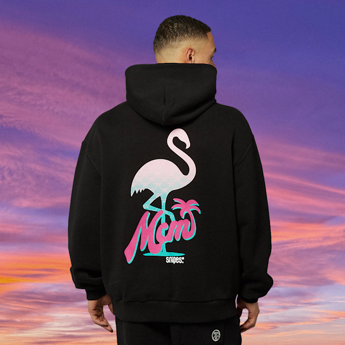 MCM x SNIPES Flamingo Hoodie nero 47055 1