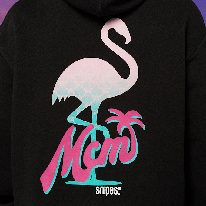 MCM x SNIPES Flamingo Hoodie nero 47055 5