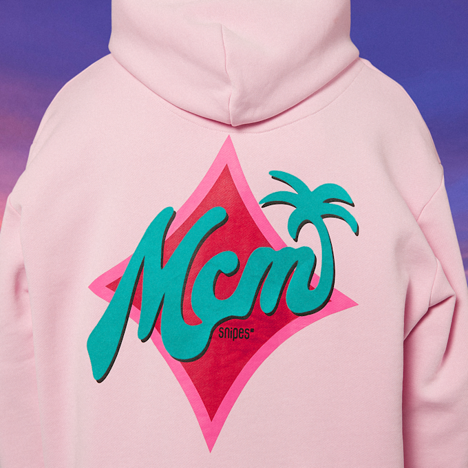 MCM x SNIPES Palm Zip Hoodie rosa  47061 4