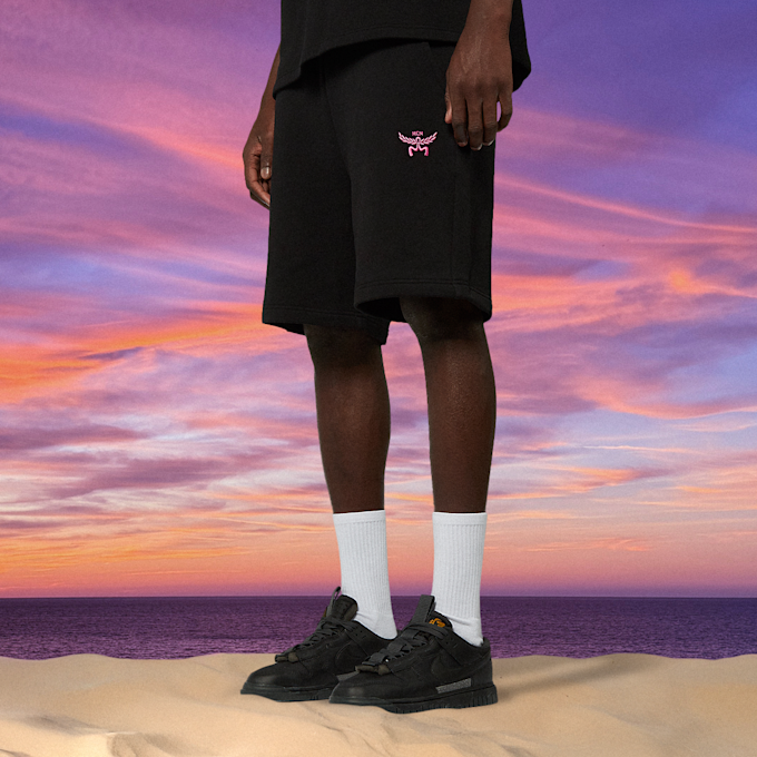 MCM x SNIPES Miami Sweatshorts nero 47064 1
