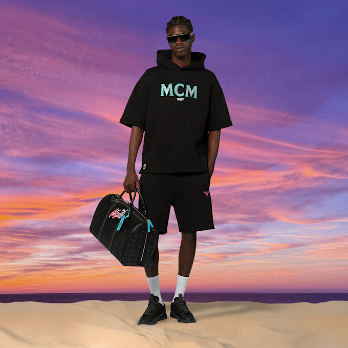 MCM x SNIPES Miami Sweatshorts preto 47064 5