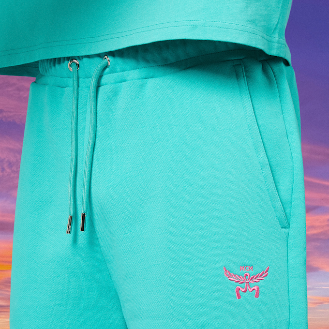 MCM x SNIPES Miami Sweatshorts türkis 47062 3