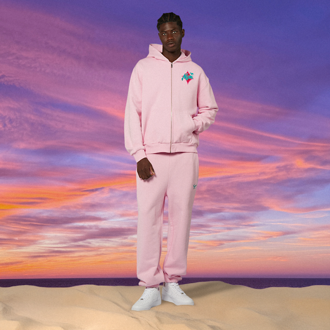 MCM x SNIPES Miami Jogger lichtroze 47067 5