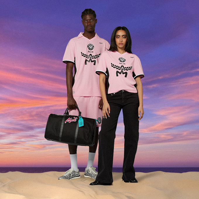 MCM x SNIPES Soccer Trikot roza 47069 9