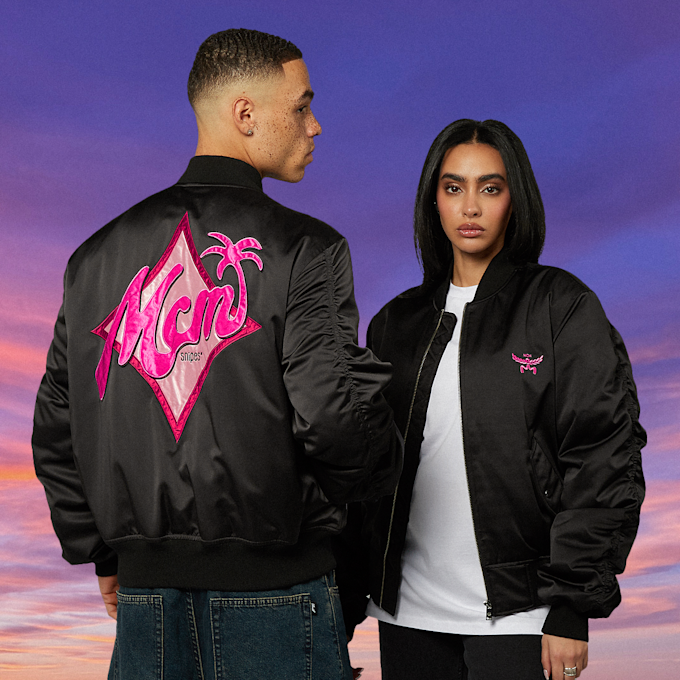 MCM x SNIPES Miami Palm Bomber Jacket zwart 47070 1