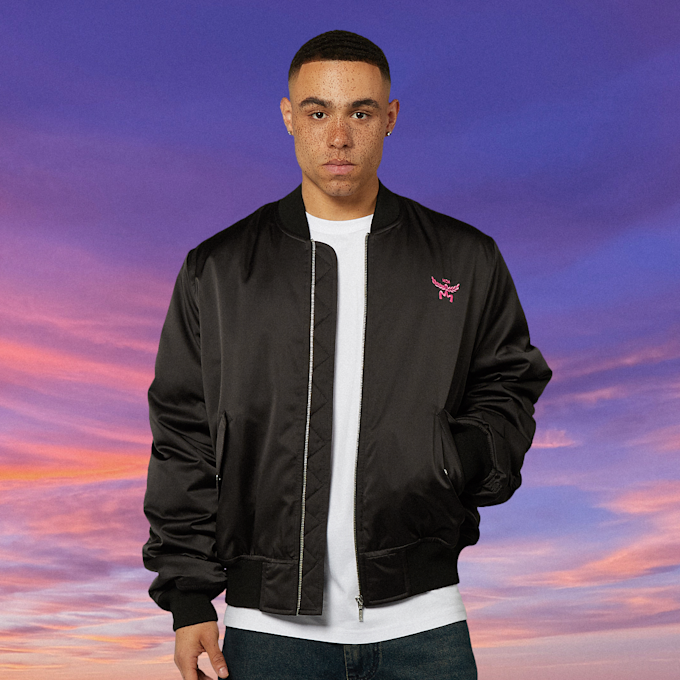 MCM x SNIPES Miami Palm Bomber Jacket zwart 47070 2