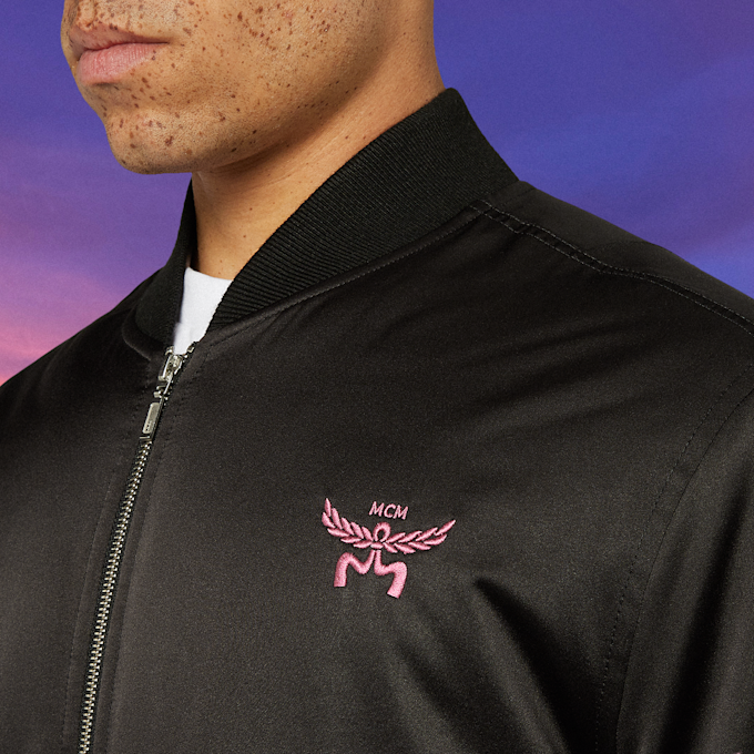 MCM x SNIPES Miami Palm Bomber Jacket zwart 47070 4