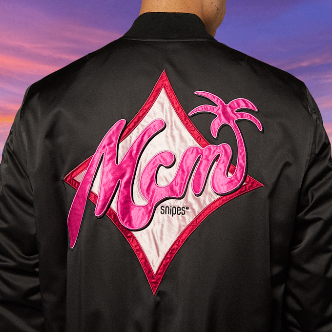 MCM x SNIPES Miami Palm Bomber Jacket zwart 47070 7