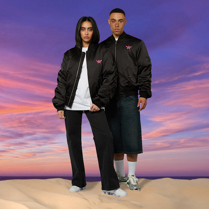 MCM x SNIPES Miami Palm Bomber Jacket zwart 47070 8