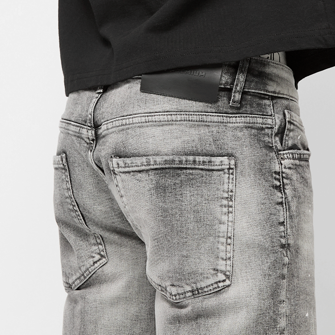 2Y STUDIOS Victor Ripped Slim Fit Shorts szary 47095 4