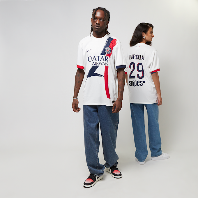 Nike Barcola / No. 29/ PSG Nike Away Stadium 2024/25 branco 47121 9