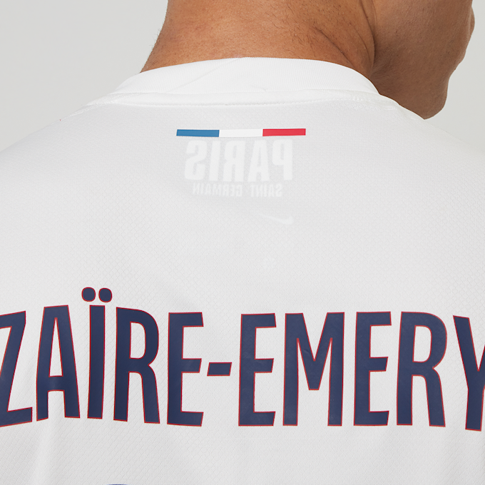Nike Zaïre-Emery / No. 33 / PSG Nike Away Stadium 2024/25 wit 47123 7