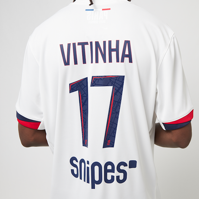 Nike Vitinha / No. 17 / PSG Nike Away Stadium 2024/25 blanco 47126 6